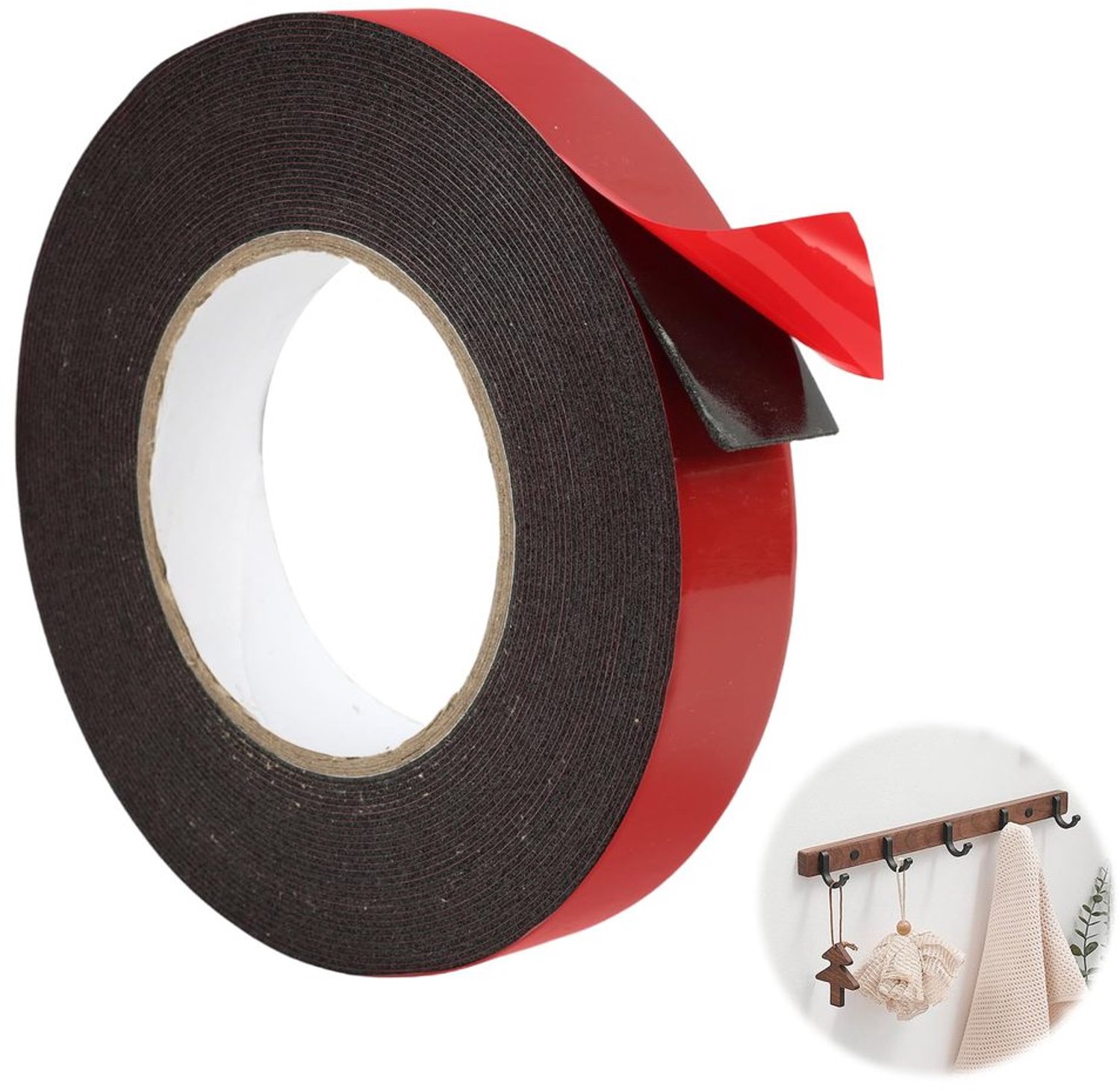 Extra Sterk Dubbelzijdig Plakband, 25 mm x 10 m, Waterdicht