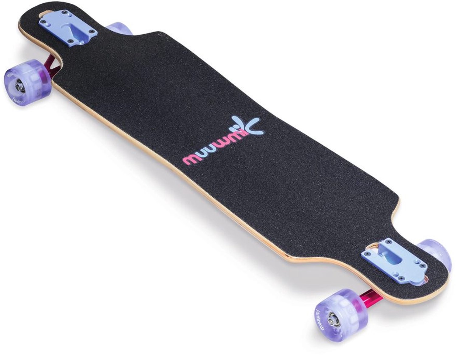 Longboard met LED Lichtwielen en ABEC 7 Lagers Space