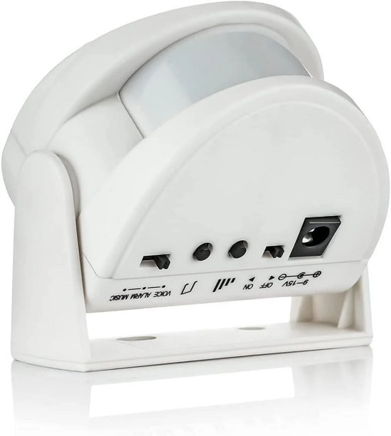 Vantivo® Opritverklikker - Entreemelder - Doorgangsmelder - Beveiliging - Wit — afbeelding 5