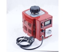 Variac Spanningsregelaar - 500VA Vermogen - 0-300V Instelbaar - Enkelfasig - Voor Elektronica En Testen