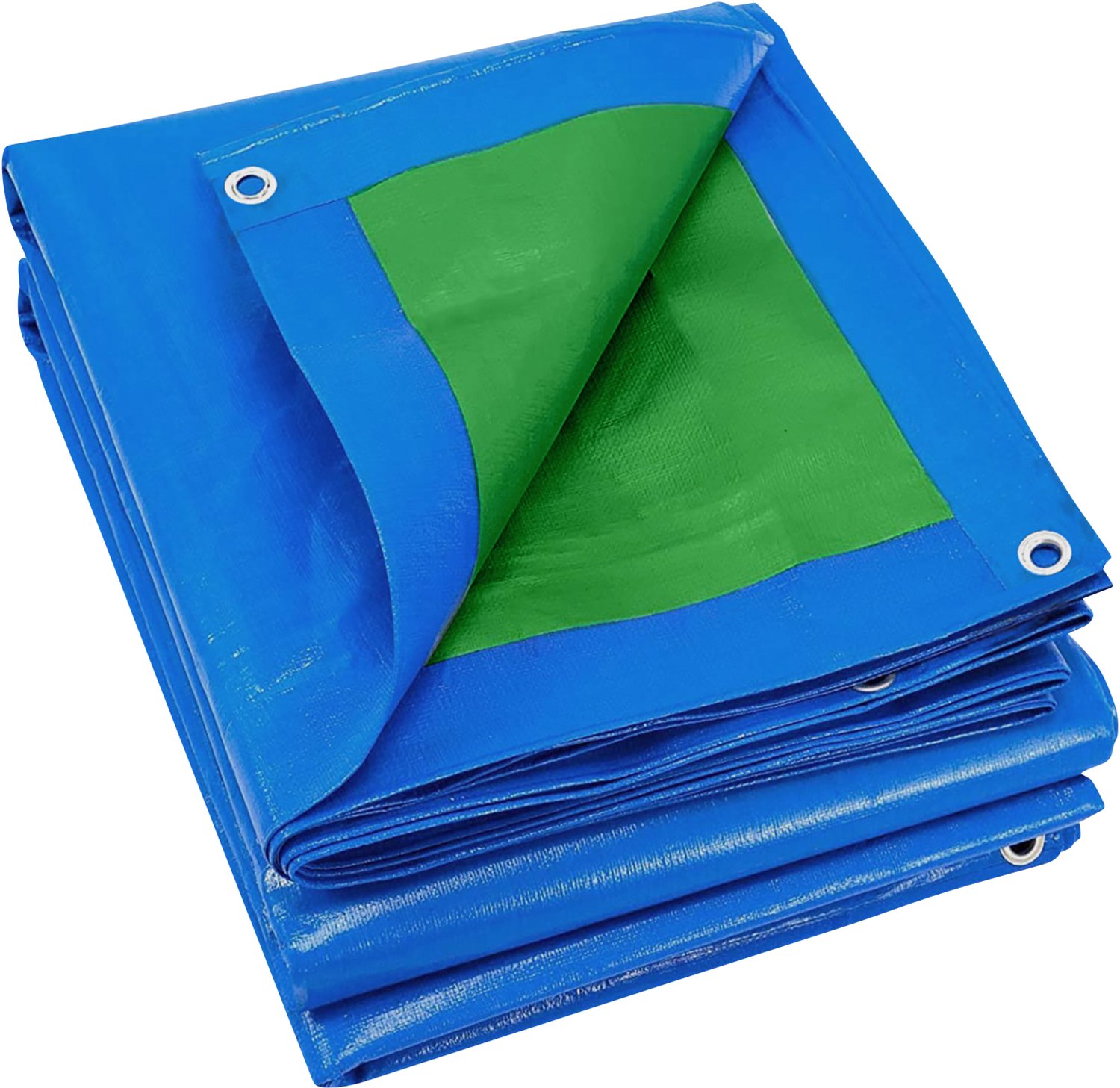 Practo Garden - Afdekzeil 4x4m - TD20404F - blauw, groen - 400 x 400 cm