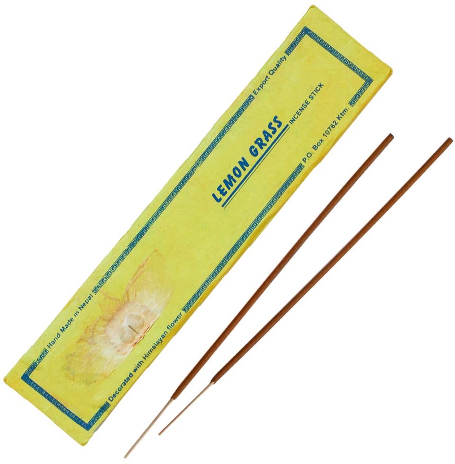 Premium Lemongrass Wierookstokjes uit Nepal, 15 Stuks