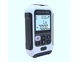 Vermogensmeter Optisch - 3-in-1 Glasvezeltester - Universale Connector (SC/FC/ST) - Golflengtebereik 800-1700nm - Meetbereik -70 tot +10dBm - Schermresolutie 0,1%