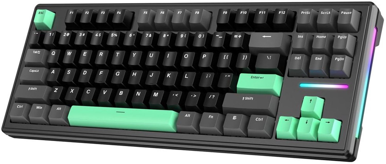 Bluetooth en Bedraad Mechanisch Gaming Toetsenbord met RGB Verlichting