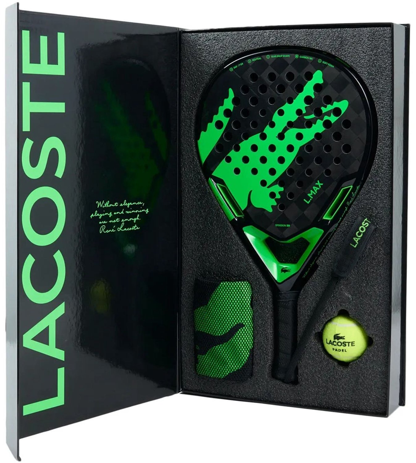 Lacoste L-max Coffret Zwart