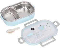 Lunchbox RVS Thermo Isolatie - Bentobox - Draagbaar - Compartimenten - Ruimtebesparend - Ideaal voor Kinderen - Bento Box