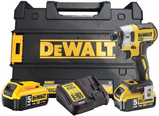 DeWalt DCF887P2-QW accu-slagschroevendraaier 2x 5.0Ah accu