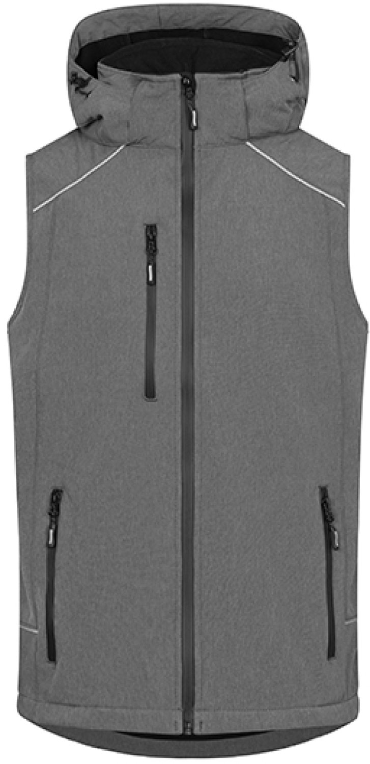 Promodoro Men´s Softshell Vest E7840 Heather Grijs