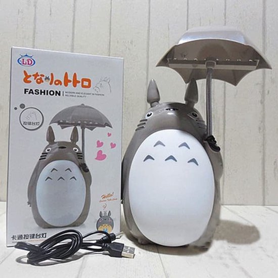 LED lamp - Totoro LED-nachtlampje met USB-aansluiting, schattige cartoon, leeslampje voor thuisdecoratie - wit — afbeelding 5