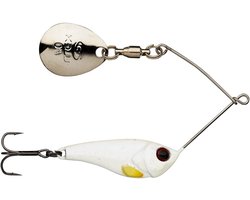 Spinnerbait 6 g - Pearl Bone - Haakgrootte #14 - Ideaal voor baars en snoekbaars - m-winkel