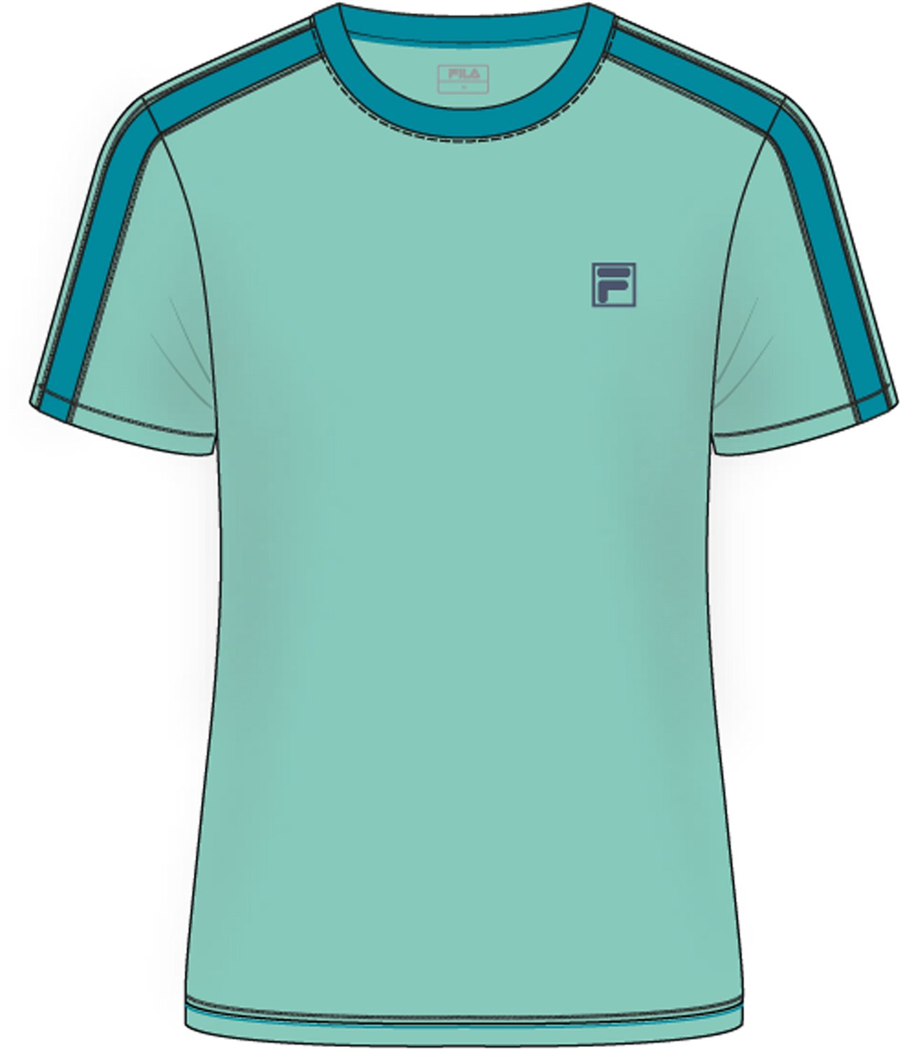 Fila Elias T-shirt Jongens Groen
