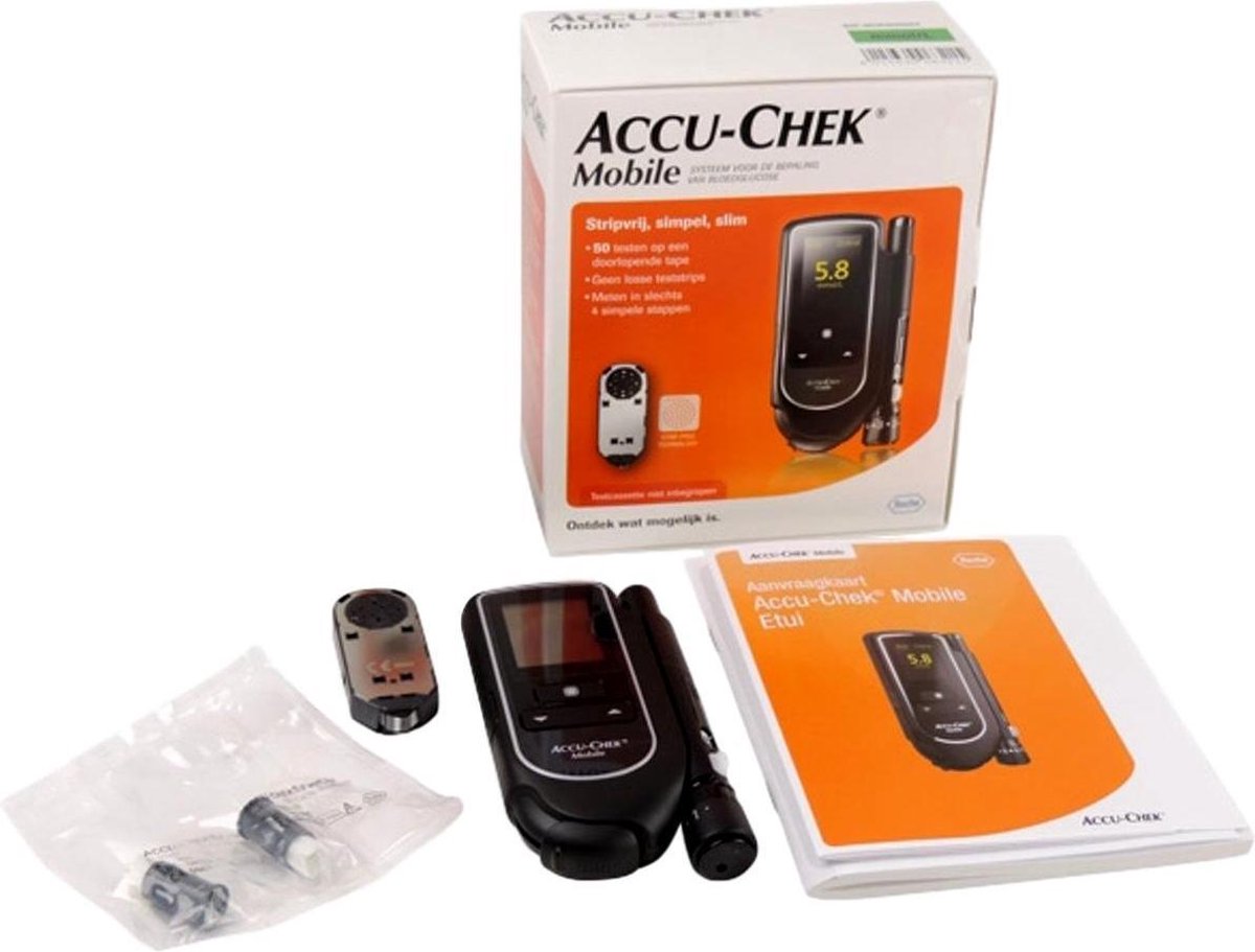 Accu Chek Mobile combi set met 50 teststrips | bol.com