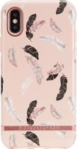 Richmond & Finch Feathers - Rose gold details for iPhone X pink
