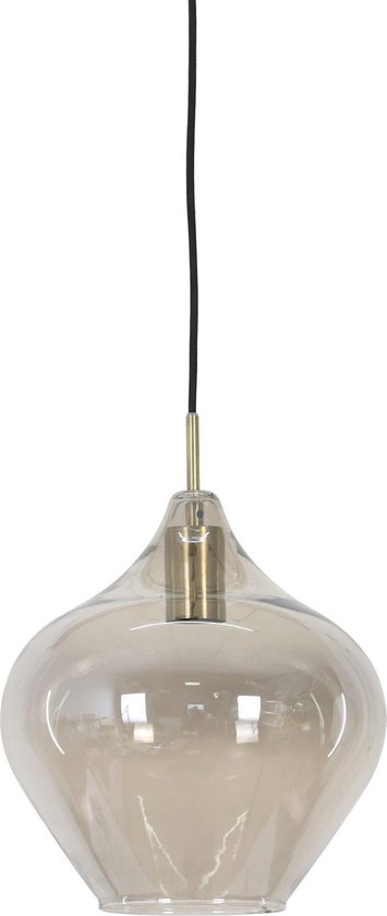 Light & Living Hanglamp Rakel - Brons - Ø27cm - Modern - Hanglampen Eetkamer, Slaapkamer, Woonkamer