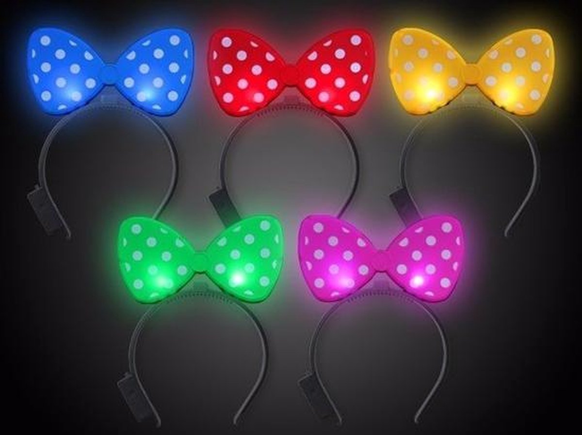 Haarband Mini Mouse met rode strik