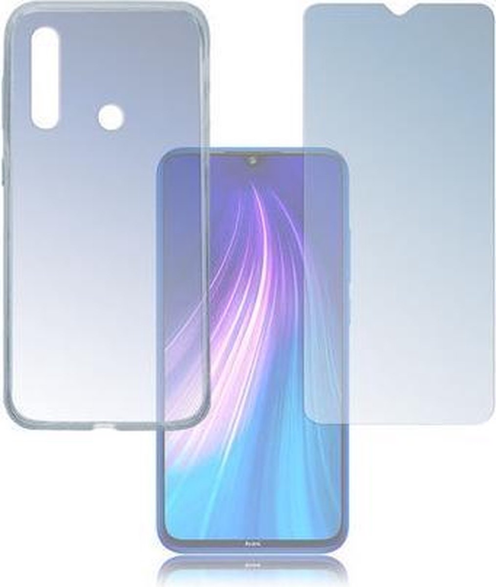 4smarts 360° Protection Set Xiaomi Redmi Note 8 Transparant