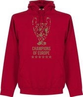 Liverpool Champions League 2019 Trophy Hoodie - Rood - XL