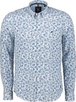 Lerros Overhemd - Regular Fit - Blauw - 4XL Grote Maten