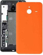 Frosted Surface Plastic Back Housing Cover voor Microsoft Lumia 640XL (oranje)