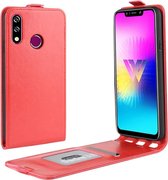 Crazy Horse Verticale Flip Leren Beschermhoes voor LG W10 (rood)