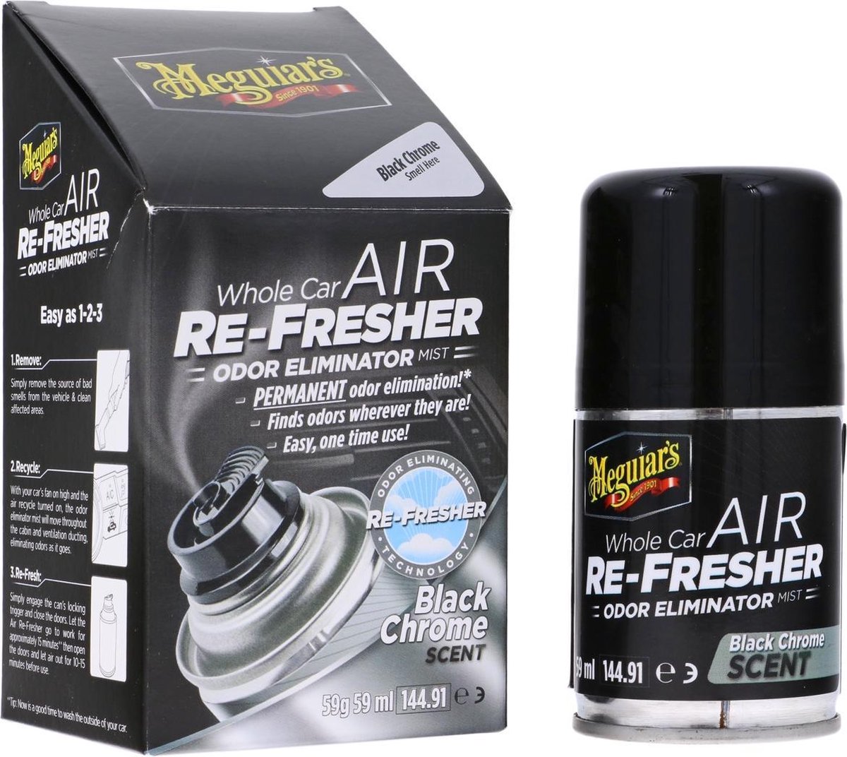 Meguiars Air Refresher Black Chrome Scent 59ml