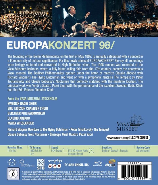 Europakonzert 1995, Maria Wieslander | Muziek | bol
