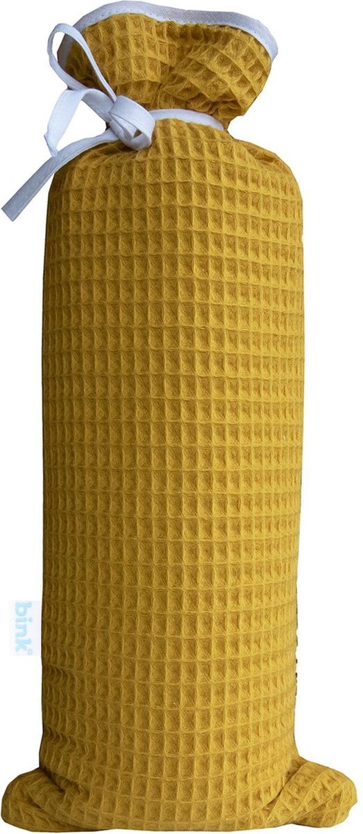 Goedkoopste BINK Bedding Kruikenzak Wafel (Pique) oker