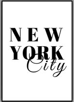 Poster met Tekst "New York City" - A3 Poster 29x42cm
