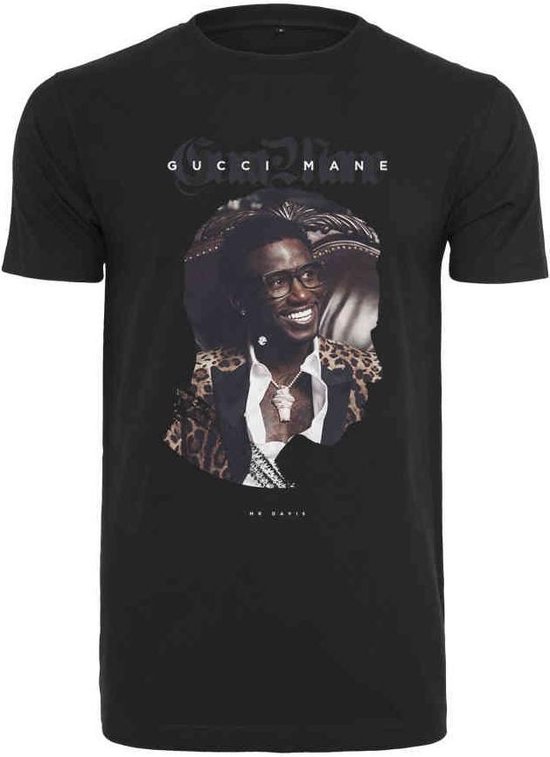 Urban Classics Heren Tshirt -2XL- Gucci Mane Leopard Zwart | bol.com