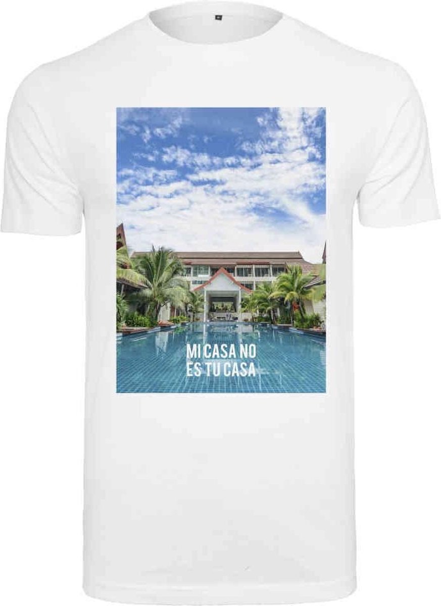 Urban Classics Mi Casa No Es Tu Casa Heren T-shirt M Wit