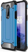 OnePlus 8 Hoesje Shock Proof Hybride Back Cover Blauw