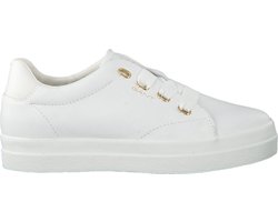 Gant Dames Lage sneakers Avona - Wit - Maat 38 | bol.com