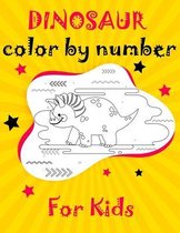 Dinosaur Color By Number For Kids