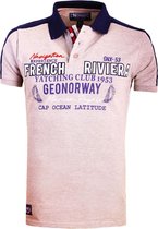 Geographical Norway Polo Grijs French Riviera Kampus - S