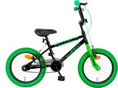 Amigo Extreme - BMX fiets 16 inch - Fietscross voor jongens en meisjes - Zwart/Groen