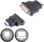 Lineaire ADHD110 tussenstuk voor kabels HDMI DVI Zwart