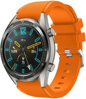 Geschikt voor Huawei Watch GT silicone band - oranje - 42mm