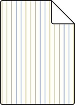 Proefstaal ESTAhome behangpapier strepen zacht blauw - 137303 - 26,5 x 21 cm