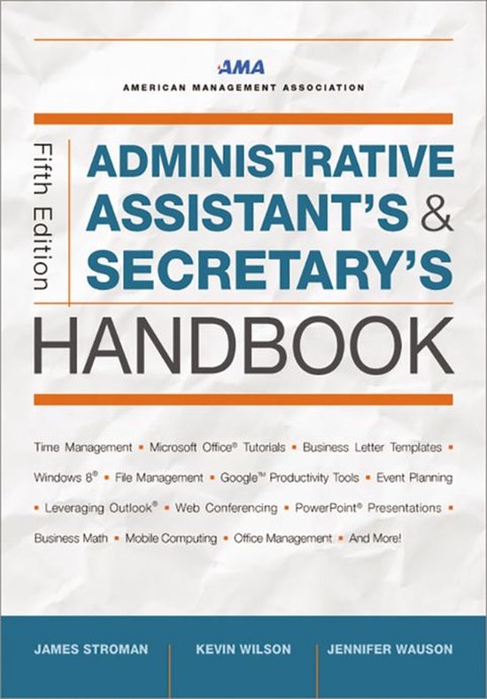 Administrative Assistant's and Secretary's Handbook - cover