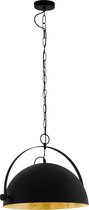 EGLO Covaleda 1 - Hanglamp - E27 - Ø 45,5 cm - Zwart/Goud