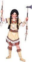 Verkleedpak Indiaanse squaw meisje Running Bear Princess Girl 152