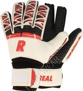 Real Pro Grip Keepershandschoenen Kinderen - Wit / Rood / Zwart | Maat: 5,5