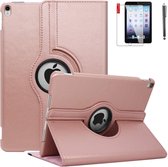 Geschikt Voor: iPad Pro 10.5 inch 2019 Case hoes met Screen Protector en Stylus - rose goud