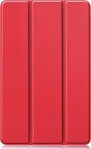 Shop4 - Samsung Galaxy Tab S6 Lite Hoes / Tab S6 Lite 2022 Hoes  - Smart Book Case Rood