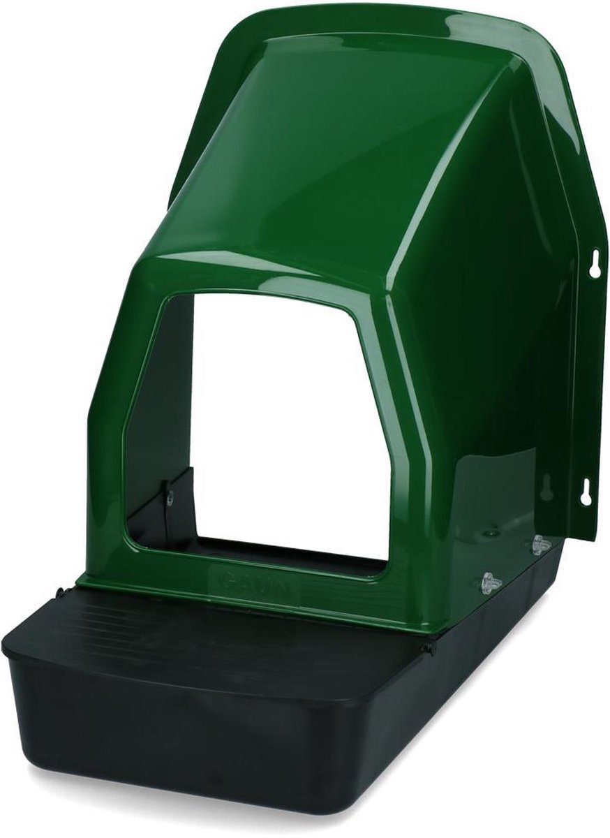 Bol.com Gaun Pluimvee legnest met opvangbak - Legnest voor kippen - Legbak - Met eieropvang - Kunststof - Groen aanbieding