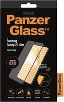 PanzerGlass Case Friendly Biometric Screenprotector voor de Samsung Galaxy S20 Ultra - Zwart