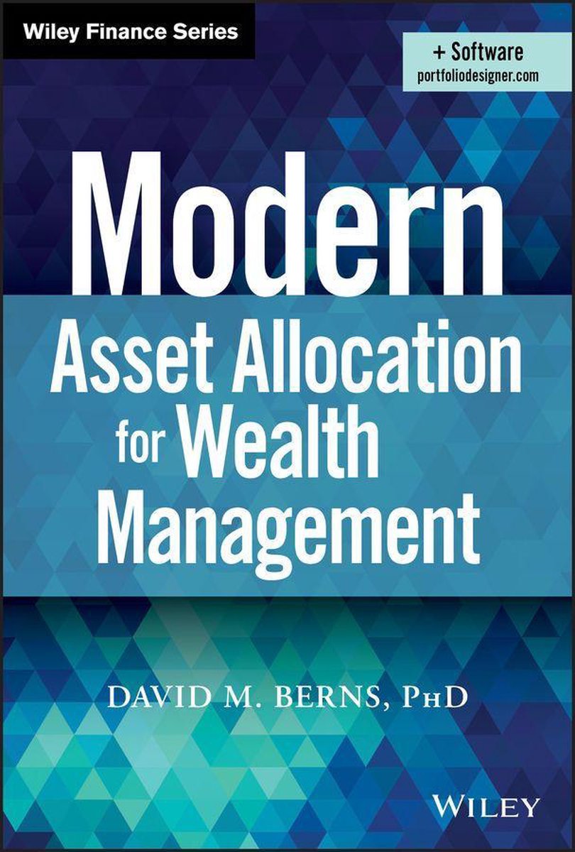 Omslag van Wiley Finance - Modern Asset Allocation for Wealth Management