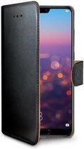 Celly - Huawei P20 Pro - Wally Bookcase Black - Openklap Hoesje Huawei P20 Pro - Huawei Case Black