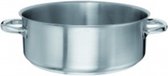 Hoge braadpan / braadpan / steelpan / zwaarste professionele kwaliteit / Ø 20 cm / 2,5 l