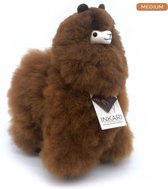 Alpaca Knuffel - Walnoot - Alpacawol - Medium - 32 cm - Handgemaakt, Natuurlijk & Fairtrade - Allergie-vrij